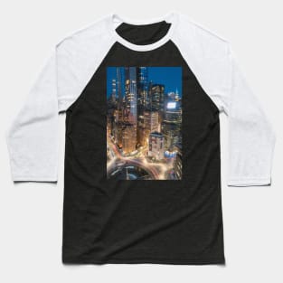 NYC Night 3 Baseball T-Shirt